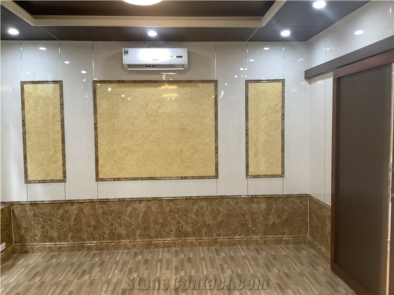 Luxury Spc Click Flooring Planks Wood/Stone Design