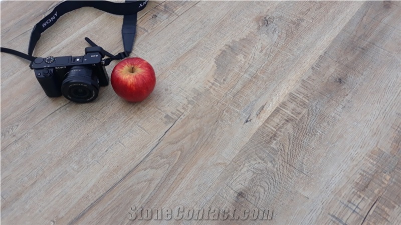 Luxury Spc Click Flooring Planks Wood/Stone Design