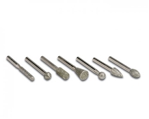 Electoplated Diamond Bits Mounted on Shaft Dia 6mm