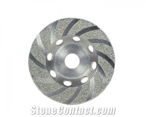 Plus Standard Electroplated Cup Wheels for Marble