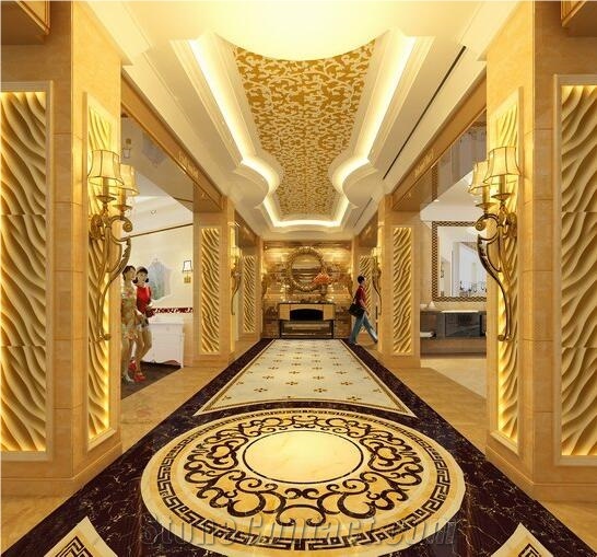 Customized Stone Pattern Design Marble Medallion