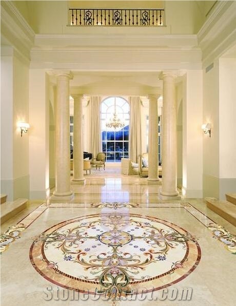 Customized Stone Pattern Design Marble Medallion