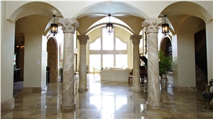 Decorative Marble Rome Pillars and Columns