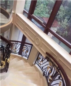 Luxury Indoor Marble Stone Stair Step Tread