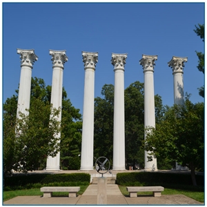 Marble Column Pillars for Garden Decoration