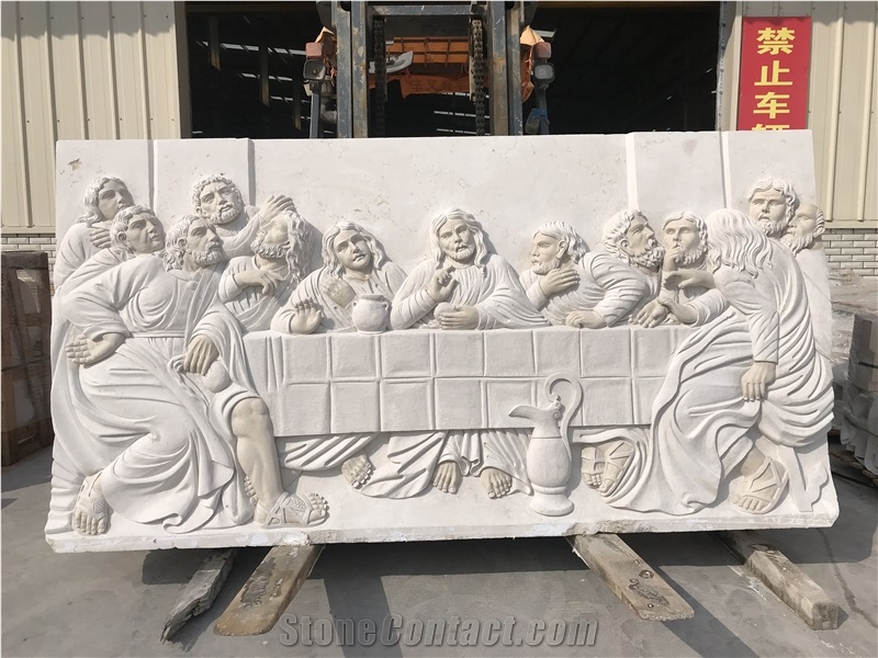 Natural Stone Marbe Relief Sculpture Statues