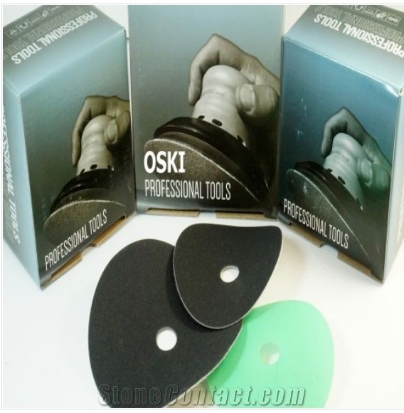 Silicon Carbide Sandpapers,5" Dry Velcro Sandpaper