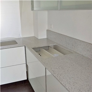Silestone Riverbed Quartz Kitchen Countertop