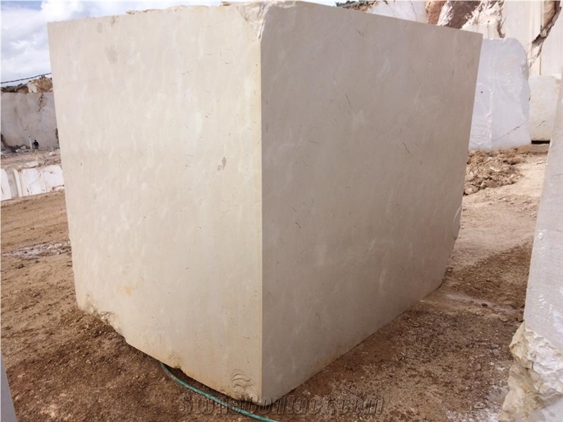 Turkish Crema Marfil Beige Marble Blocks
