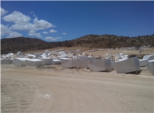 Bianco Canyon Marble Marble Blocks