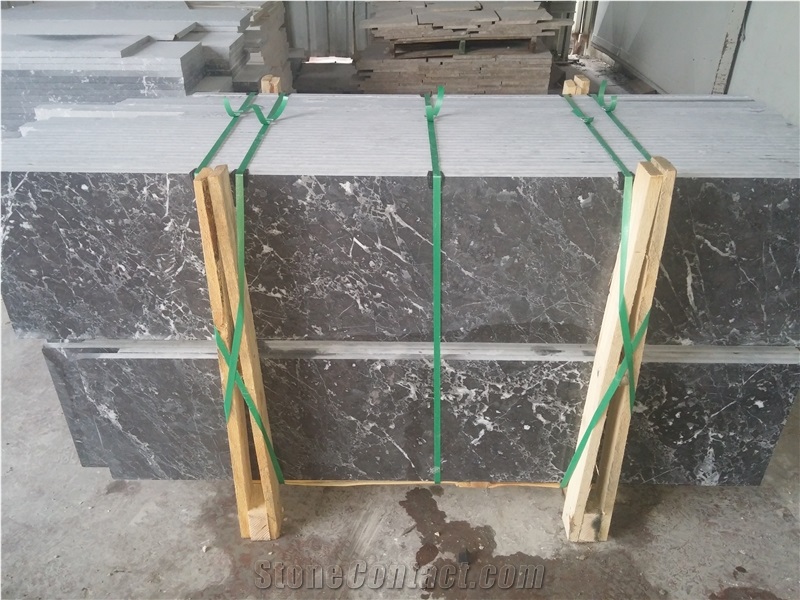 Dark Nebula Marble Slabs, Tiles