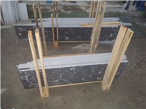 Dark Nebula Marble Slabs, Tiles