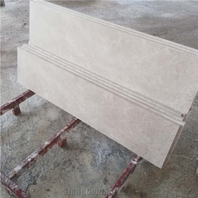 King Beige Marble Tiles, Slabs