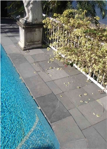Black Sea Limestone Tumbled Cobbles, Pavers