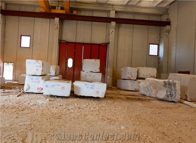Botticino Super Light Marble Blocks