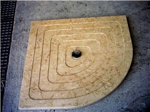 Giallo Antico Marble Stone Shower Tray