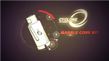 Cyclone Vacuum Brazed Core Bit