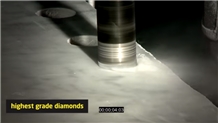 Cyclone Vacuum Brazed Core Bit