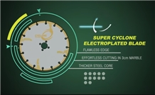 Super Cyclone Electroplated Blade for Marble