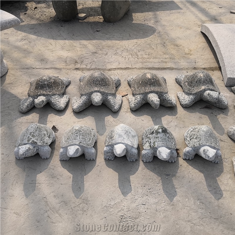 Decorative Garden Stone Turtle Animal Sculpture