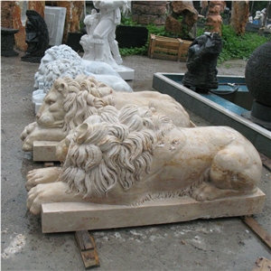 Granite Stone Lion Statue And Sculpture