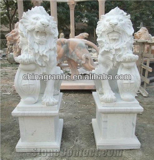 Granite Stone Lion Statue And Sculpture