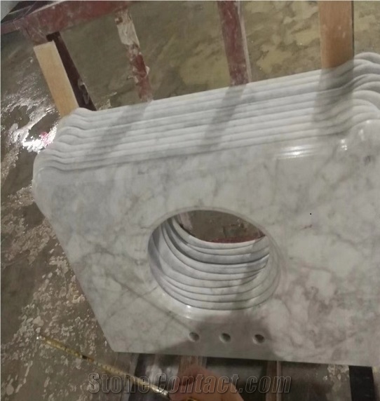 White Marble Vanity Countertop
