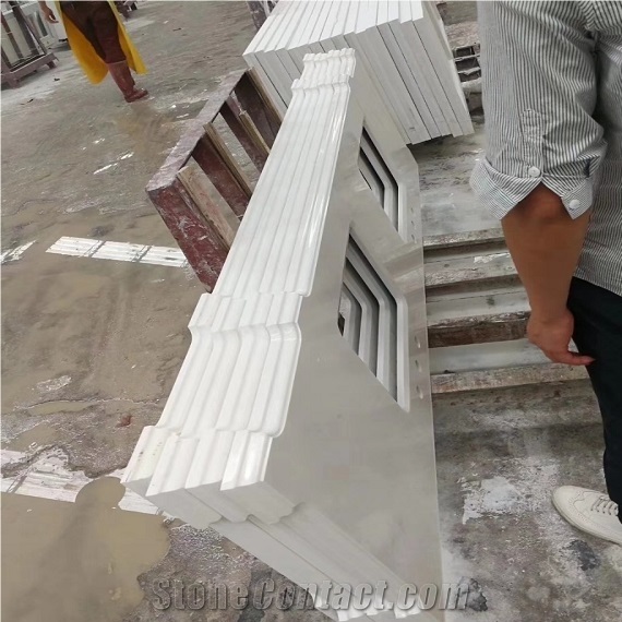 White Marble Vanity Countertop