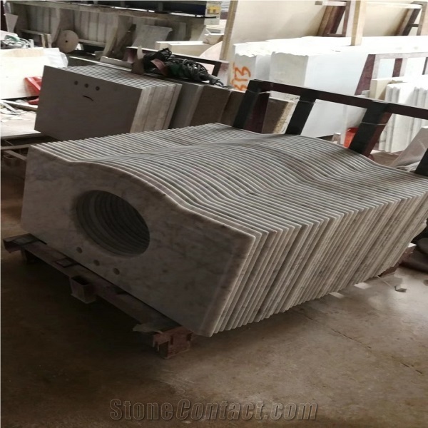 White Quartz Vanity Top