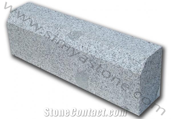 Bergama Grey Granite Kerb Stone