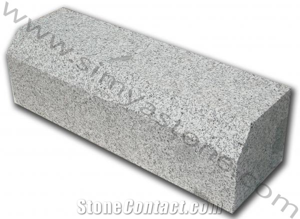 Bergama Grey Granite Kerb Stone
