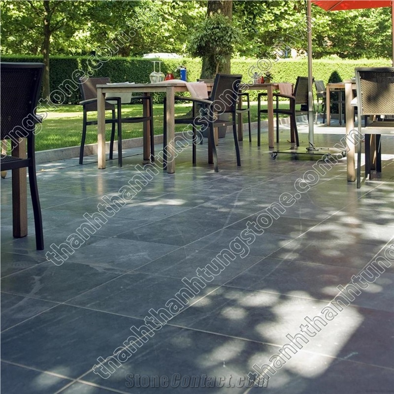 Antique Vietnam Blue Stone for Exterior Patio Tile, Pavement
