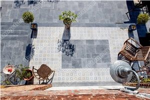 Antique Vietnam Blue Stone for Exterior Patio Tile, Pavement