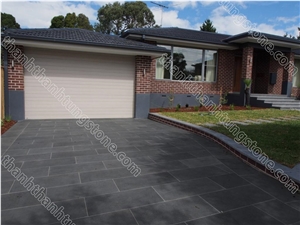 Vietnamese Bluestone Honed Tiles
