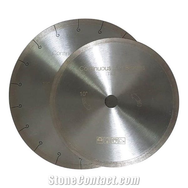 Continuous Rim Blade for Porcelain Tile