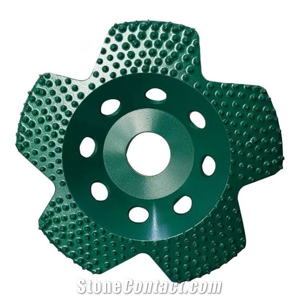 Wing Cup Wheel Remove for Epoxy