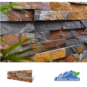 Rust Slate Cultured Stone,Rust Stone,Multicolor, S1120