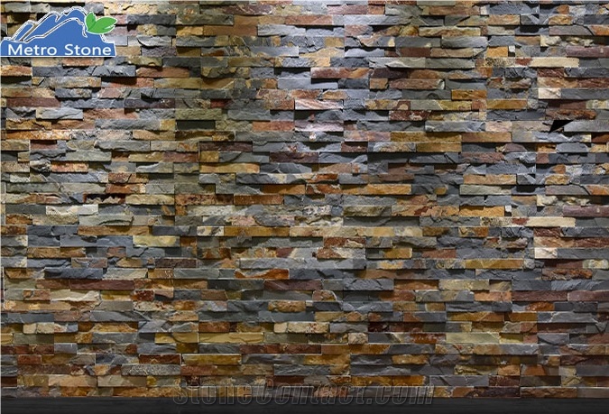 Rust Slate Cultured Stone,Rust Stone,Multicolor, S1120