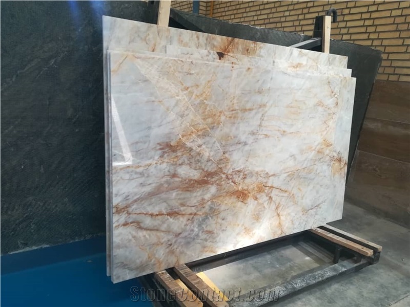 Golden Spider Marble Slabs