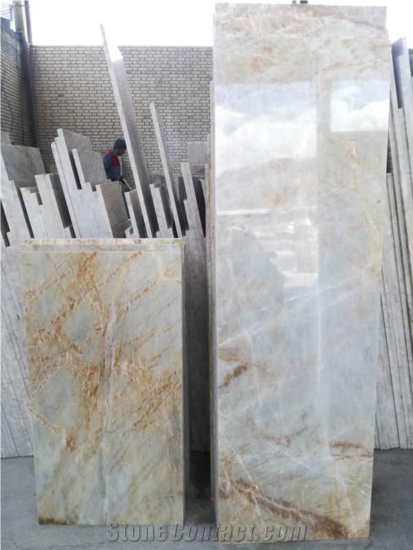 Golden Spider Marble Slabs