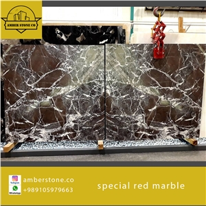 Iranian New Red Marble Blocks