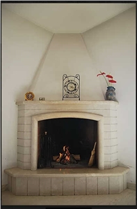 Perlato Classico Marble Fireplace Perlato Classico Marble Fireplace