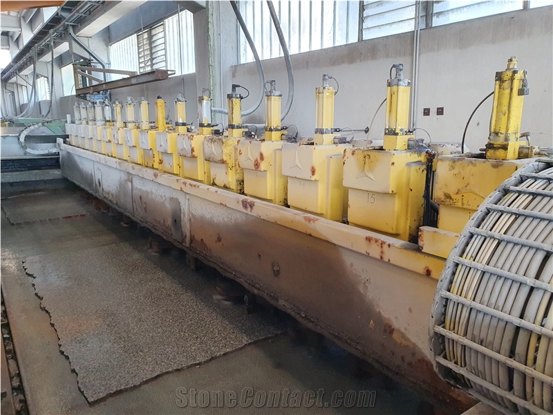 Used Simec Polishing Line Machine16 Heads