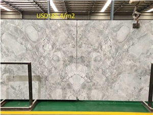 Super White Quartzite Slab Wall Tile
