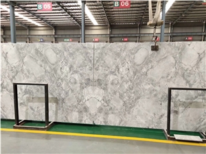 Super White Quartzite Slab Wall Tile