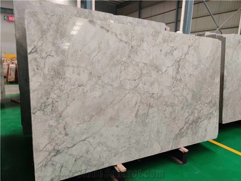Super White Quartzite Slab Wall Tile