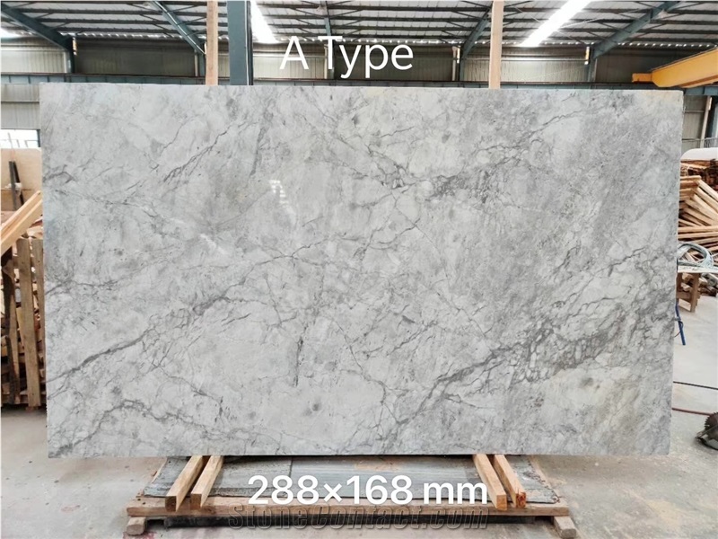 Super White Quartzite Slab Wall Tile
