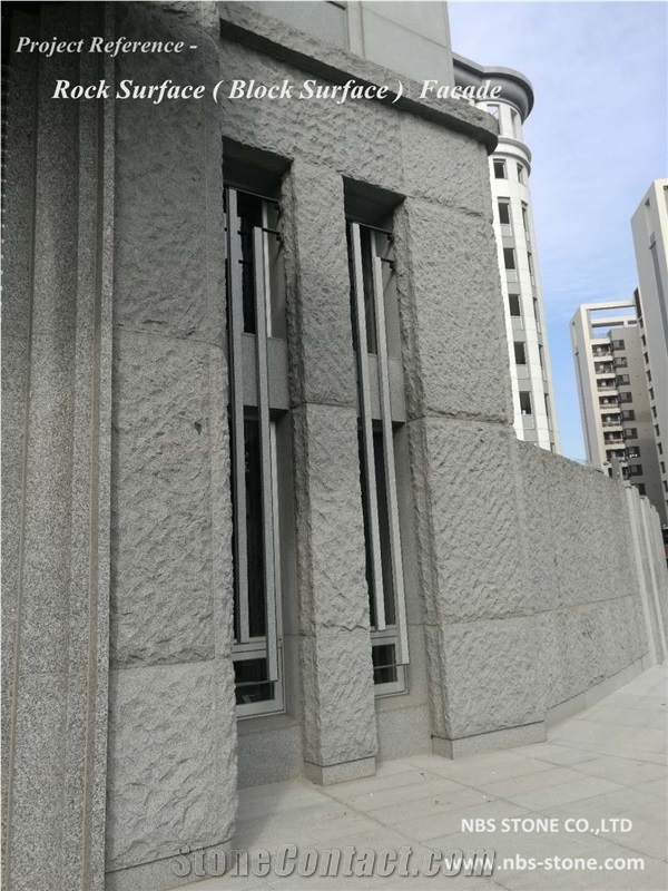 Granite Rock Surface Facade Project Wall Covering