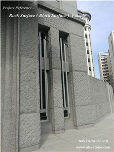 Granite Rock Surface Facade Project Wall Covering