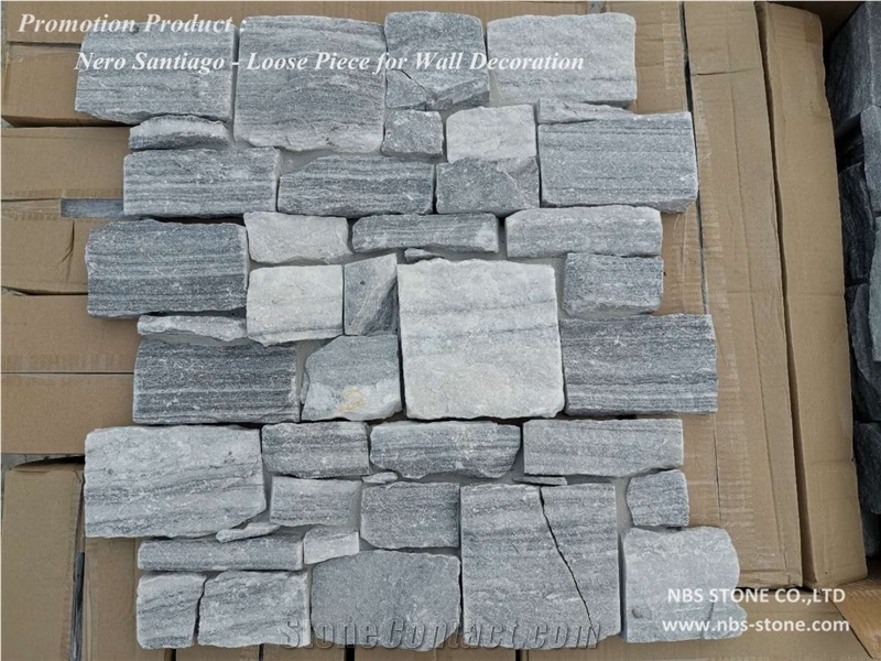 Nature Stone Loose Stone Slate Wall Decoration